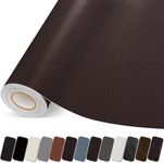 Lifenion Leather Repair Patch, 17X79 Inch Self Adhesive Leather Repair Tape, Large Vinyl Patch Kit for Couches, Sofa, Furniture, Car Seats, Office Chairs, Cabinets, Handbags（Dark Brown, 17X79 Inch）
