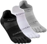 aomagic Toe Socks Womens Men Breath