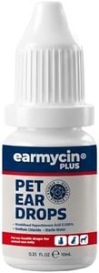 Vetenix EARMYCIN Ear Infection Treatment Drops for Dogs and Cats,with 0.02% Hypochlorous Acid Soothing Dog Yeast Infection, Itchy Ear Relief-Treats Ear Infections for Dogs & Cats (0.33 fl oz)