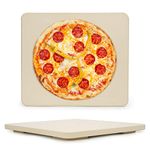 Onlyfire Heavy Duty Ceramic Pizza Stone, 16" x 14" Rectangular Baking Stone for Best Crispy Crust Pizza, Perfect for Oven, BBQ and Grill, Thermal Shock Resistant