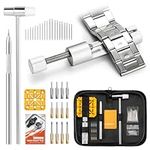 Watch Link Removal Tool Kit, Eventronic Watch Repair Kit with Watch Band Tool Kit for Watch Band Replacement, Professional Watch Tool Kit Including Link Pin Remover,Spring Bar Tool, 20 PCS Spring Pins