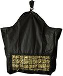 Intrepid International Hay Bag with Net Slow Feed Front Black