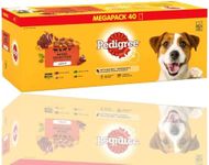 Fizporium Mixed Selection in Jelly 40 Pouches, Jelly Pouches Mega Pack, Wet Dog Food for Adult Dogs, 100% Natural Dry Dog Food, 40 Dog Food Pouches (40 x 100g)