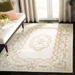 DORNIER RUGS Embossed Carved Handmade Export Quality Tuffted Pure Woollen Thick Geometrical Rectangular Carpet For Living Room Bedroom Size 4 X 6 Feet (120X180 Cm Multi