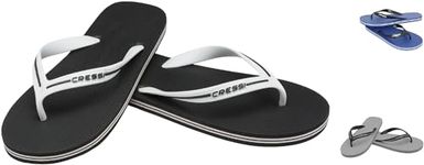 Cressi Bahamas Flip Flop - Black, 8.5/ 10