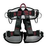 Zhongdawei Climbing Harness, Climbing Seat Belt Half Body Harness Climbing Harness for for Rock Climbing, Mountaineering, Fire Rescue, Higher Level Caving, Rappelling - Unisex