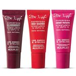 Natural Lanolin Tinted Lip Balm Trio - Moisturizing Gloss For Dry Chapped Lips. Long Lasting Stains From Organic Edible Plant Pigments. Flavor, Fragrance, GMO, Paraben & Cruelty-Free.