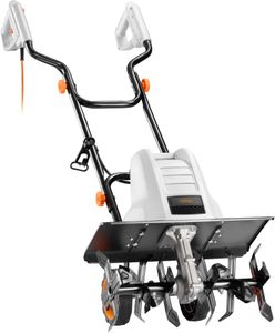 VonHaus 1500W Electric Garden Tiller – 6 Steel Blades, 450mm Width