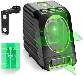 Huepar Box-1G Laser Level Self-Leveling, 150ft Outdoor Green Cross Line with Pulse Mode, 150° Vertical Lines, Magnetic Base & Battery Included – High Precision for DIY and Professional Use