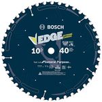 Bosch DCB1040 Daredevil 10-Inch 40-Tooth General Purpose Circular Saw Blade