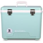 ENGEL Cooler Box 30qt (28.4 litres) Leak-Proof, Air Tight, Drybox Cooler for Camping, Fishing, Hiking, Small Hard Shell Lunchbox Cooler for Men & Women