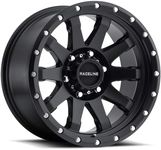 Raceline Wheels 934B CLUTCH Wheel Matte Black 20X9"6X135 Bolt Pattern +18mm Offset/(5.57"B/S) 10 Spoke Aluminum Passenger Car Wheels, Full Size Replacement Black Car Rims