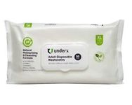 UnderX Adult Disposable Washcloths–XL 8” x12” Wipes for Incontinence & Cleansing