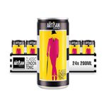 The Artisan Drinks Company Classic London Tonic Water - 200mlx24 Tonic Water Cans - Natural Ingredients - Premium Tonic Water for Gin - Perfect Canvas for Drier, Premium Gins - Indian Tonic Water