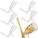 IMPRESA [6 Pack] Champagne Shooter Plastic Glass Set - Champagne Glasses with Stands - Bachelorette Party Gifts - Champagne and Prosecco Gifts for Bubbly Lovers – Reusable Champ Shooter