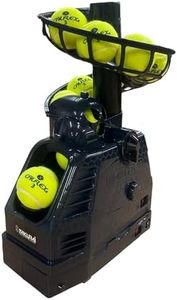 Sakurai Calflex CT-014 Soft & Hard Tennis Machine, Toss Angle and Interval 3 Levels Adjustment, 4 Height Adjustment, Dark Blue
