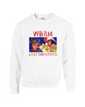 Wham Last Christmas Jumper, Christmas Sweatshirt, Xmas Santa Jumper, Snow Man Sweatshirt, Christmas Tree Jumper, Funny Ugly Elf Santa Sweatshirt, Unisex Top(S, White)