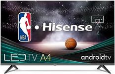 Hisense A4 Series 32-Inch Class HD Smart Android TV with DTS Virtual X, Game & Sports Modes, Chromecast Built-in, Alexa Compatibility (32A4H, 2022 New Model) ,Black