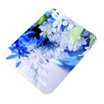 Clapcart Flower Design Printed Rubber Base Mat Finish Mouse Pad for PC/Laptop - Multicolor