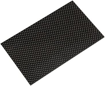 Carbon Fiber Plate Sheet, Glossy Surface Carbon Fiber Sheet Twill for Model, 3K Carbon Fiber Plate Carbon Fiber Board for DIY Crafts, RC Aircraft, 75x125x0.5mm 1mm 1.5mm 2mm 3mm Avaiable(75x125x3mm)