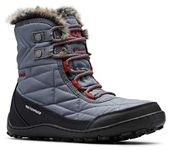 Columbia Women's MINX SHORTY III Boots, Graphite/Deep Rust, 9.5 Regular US