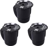 Ketofa My K Cup Universal Reusable Coffee Filter Compatible with Keurig 2.0 and 1.0 K250 K300 K350 K375 K400 K450 K475 Classic Coffee Makers Brewers (Pack of 3)