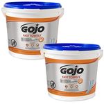 GOJO 629902CT Fast Towels Hand Cleaning Towels, 9 x 10, White, 225 Per Bucket (Case of 2 Buckets)