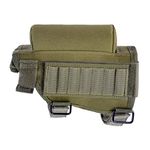 DONGKER Tactical Buttstock,Rifle Cheek Rest Pad Ammo Cartridges Holder w/ 7 Shell for Hunting Shooting