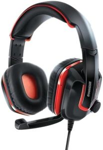 dreamGEAR Grx-440 - Wired Gaming Headset for Nintendo Switch - Nintendo Switch Lite/Switch/PS4/Xbox One/PC, Black/Red