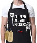 ShopINess Funny Cooking Aprons with