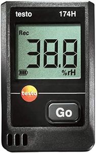 Testo 174H Temperature Monitor – Data Logger for Storage Temperatures – Temperature gauge for –30 to +70 Degrees Celsius