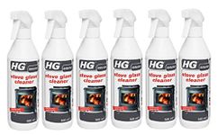 Case of 6 HG Stove Glass Woodburner Glass Cleaner Spray 500ml