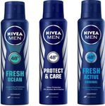 NIVEA-pack of 3- deodrant fresh protect Deodorant Spray - For Men and Women