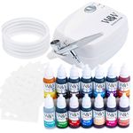 Airbrush Cake Decorating Kit Watson and Webb Airbrushing System for Baking with 14 Colours