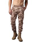 MOUNTMILLER Men's Camouflage Printed Ripstop Fabric Tactical Cargo Pant | Water Repellant | Multi-Pocket | UV Protective | Abrasion-Resistant | Ideal for Outdoor, Hiking & Trekking