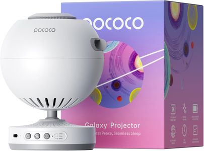 POCOCO Galaxy Star Projector – LED Night Light for Bedroom