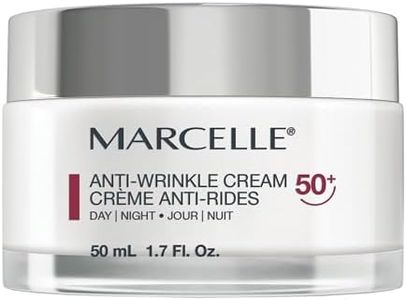 Marcelle Anti-Wrinkle Cream 50+, Day & Night, Anti-Aging Cream with Nourishing Ceramides, Reduces Fine Lines & Wrinkles, Improves Firmness, Fragrance-Free, Hypoallergenic, Cruelty-Free, 50 mL
