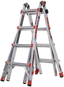 Little Giant Systems LADDER Leveler, 4-7 Steps, Aluminium, Multifunctional with Ratchet Levelers, 150 kg Load Capacity