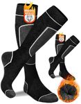 KEECOW 2 Pairs Merino Wool Ski Sock