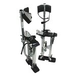 Faithfull Aluminium Decorators Stilts 114kg (250lb) Load Bearing. Adjustable height 450-750mm, with Carry Bag