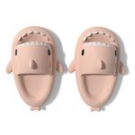 FJPTREN Kids Cloud Shoes Girls Boys Slippers Sandals Cushioned Non Slip Slippers Lightweight Shower Shoes Kids Platform Thick Sole Slides Kids Slip on Sandals Pink 1.5 M Little Kid