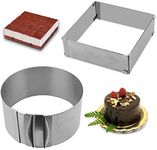 Gutsdoor Adjustable Cake Mold Ring 