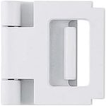 The Door Guardian - Door Lock for Out-Swinging Doors, Home Security Latch Device, Childproof, Easy to Install (White)