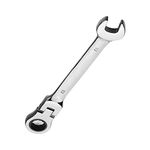 Vokenforu 13mm Flex-Head Ratchet Spanners, Metric Wrench, Chrome Vanadium Steel, Ratcheting Combination Wrench, Tool Wrench for Car Bicycle Repair at Home Workshop