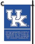 BSI PRODUCTS, INC. - Kentucky Wildcats 2-Sided Garden Flag & Plastic Pole with Suction Cups - UK Basketball Pride - High Durability for Indoor and Outdoor Use - Great Fan Gift Idea - Classic