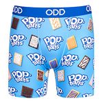 Odd Sox, Pop Tarts, Men's Boxer Briefs, Funny Novelty Print Underwear, Pop Tarts, Small