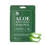 BENTON Aloe Soothing Mask Pack 23g 10 Pack - Aloe & Green Tea Leaf Water Contained Hydrating and Cooling Facial Mask Sheet, Fresh Moisturizing and Cooling Effect