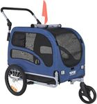 VEVOR Dog Bike Trailer, Supports up
