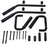 BTSHUB 16pcs Front and Rear Grab Handles Kit Grab Bars Compatible for Jeep Wrangler JK 2DR/4DR 2007-2017