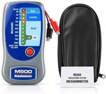 M500 Insulation Tester/Electronic Megohmmeter 500V with Soft Carrying Case